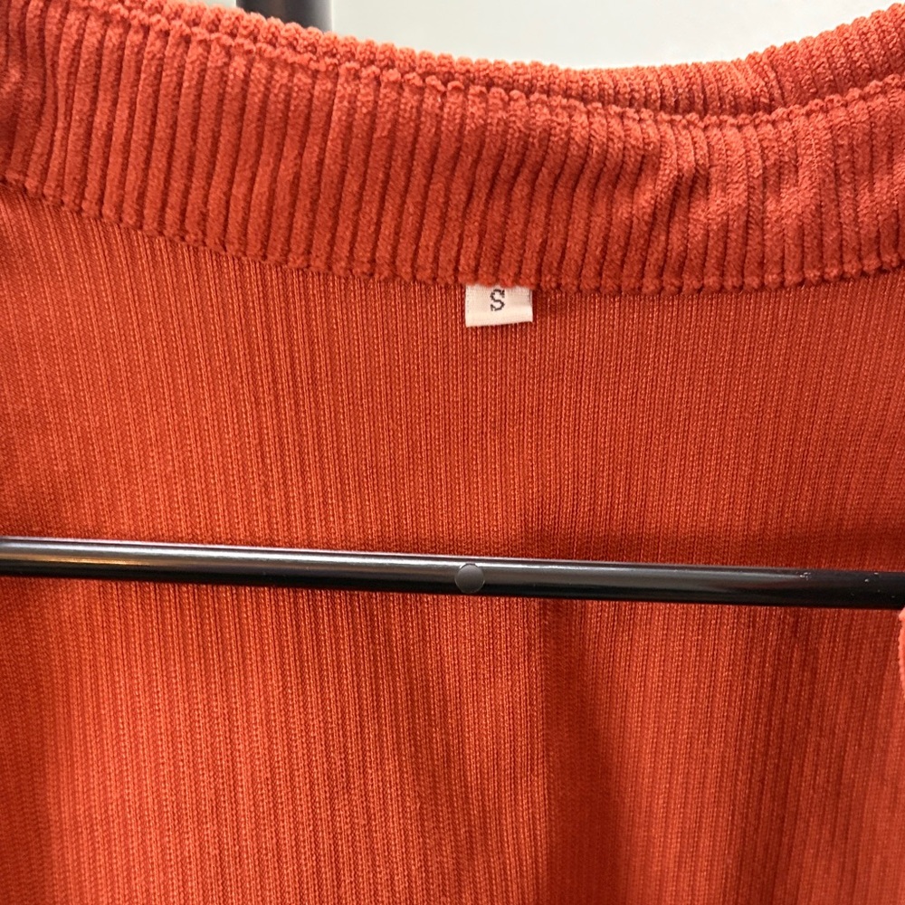 Rust Button Down Shirt - Picture 2 of 3